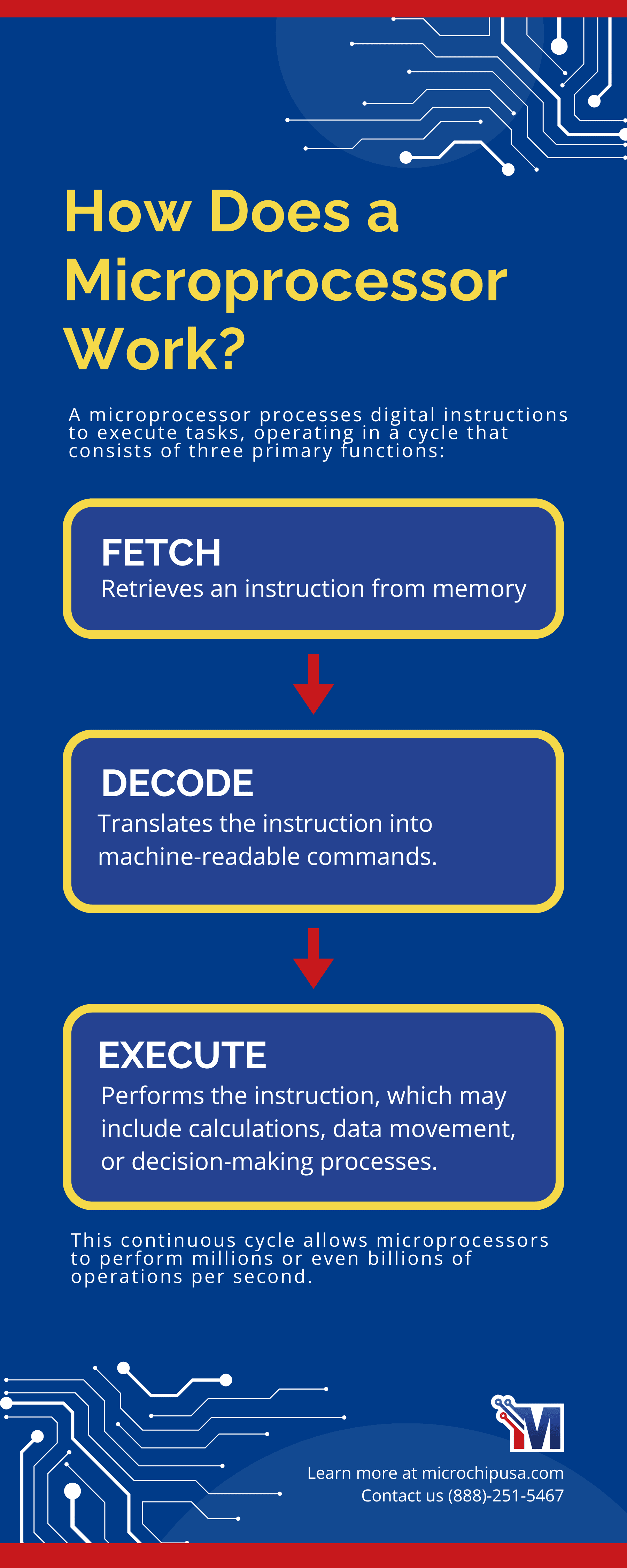 microprocessor infographic