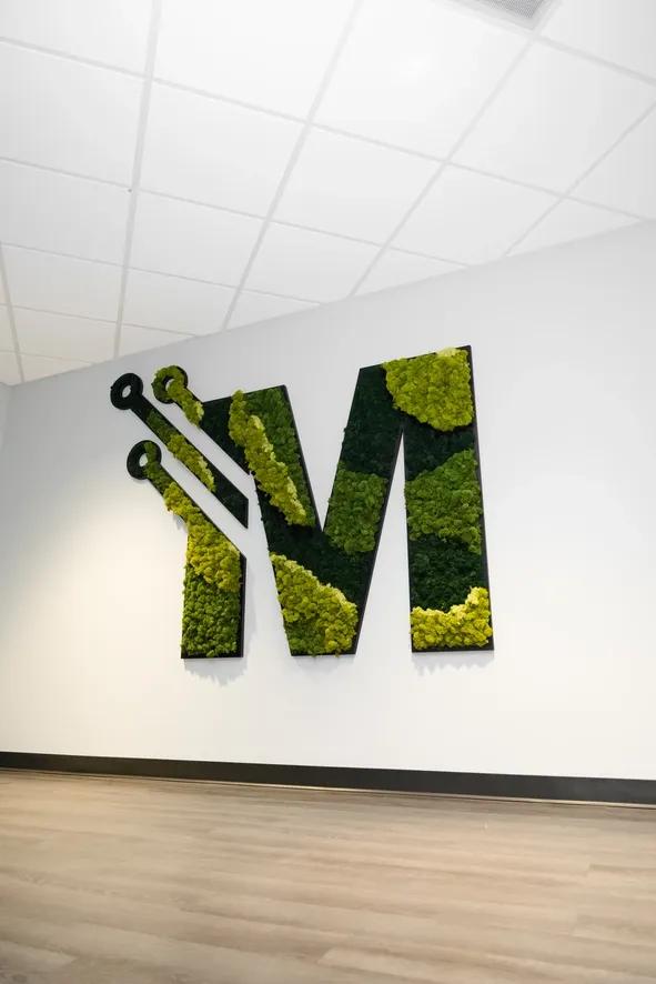 Microchip USA wall garden logo